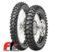 Coppia Gomme Moto Dunlop GEOMAX MX53 80/100-21 51M TT + 100/90-19 57M TT [4]