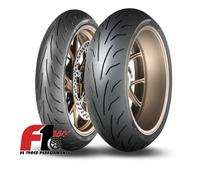 Coppia Gomme Moto Dunlop Qualifier Core 120/70 ZR17 58W + 190/55 ZR17 75W [4G]