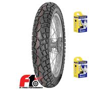 Coppia Gomme Moto Mitas MC24 Invader 100/90-19 57S + 120/90-17 64S + Camere [4]