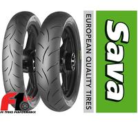 Coppia Gomme Moto Mitas MC50 100/90-18 56H + 120/90-18 65H Pneumatici Super Grip