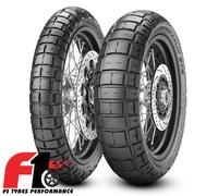 Coppia Gomme Moto Pirelli Scorpion Rally STR 110/80 R19 59V + 150/70 R18 70V [4]