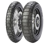 COPPIA GOMME PIRELLI 100/90-19 57V + 130/70-13 57P SCORPION RALLY STR M+S