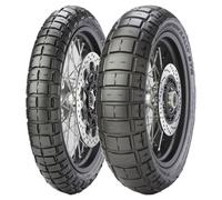 COPPIA GOMME PIRELLI 110/70-17 54H + 130/80-17 65V SCORPION RALLY STR M+S