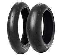 COPPIA GOMME PIRELLI 120/60-17 (55W) + 190/50-17 (73W) DIABLO ROSSO IV 4