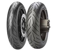 COPPIA GOMME PIRELLI 120/70-12 58P + 130/70-13 63P DIABLO ROSSO SCOOTER