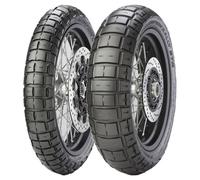 COPPIA GOMME PIRELLI 120/70-18 59V + 150/70-18 70V SCORPION RALLY STR M+S