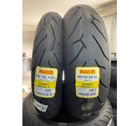 COPPIA GOMME PIRELLI 120/70ZR17 ROSSO 2 + 180/55ZR17 ROSSO 2 NEW OFFERTA