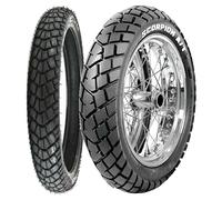 COPPIA GOMME PIRELLI 120/90-17 64S + 140/80-18 70S SCORPION MT90 A/T