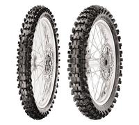 COPPIA GOMME PIRELLI 2.50-10 33J + 2.75-10 37J SCORPION MX32 MID SOFT