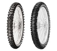 COPPIA GOMME PIRELLI 2.50-10 MX32 MID S + 100/90-19 MX32 MID H
