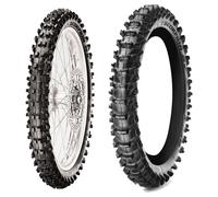 COPPIA GOMME PIRELLI 60/100-12 MX32 MID S + 120/90-18 MX S