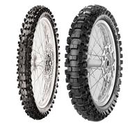 COPPIA GOMME PIRELLI 70/100-17 MX32 MID S + 120/80-19 MX32 MID H