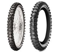 COPPIA GOMME PIRELLI 70/100-17 MX32 MID S + 80/100-12 MX S