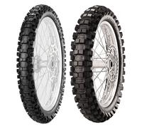 COPPIA GOMME PIRELLI 70/100-19 MX32 MID H + 100/90-19 MX EXTRA X