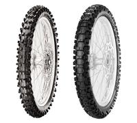 COPPIA GOMME PIRELLI 80/100-14 MX32 MID S + 100/90-19 MX32 MID H