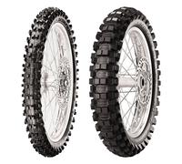 COPPIA GOMME PIRELLI 80/100-14 MX32 MID S + 110/90-19 MX EXTRA X