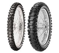 COPPIA GOMME PIRELLI 80/100-14 MX32 MID S + 120/80-19 MX32 MID H