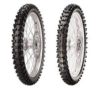 COPPIA GOMME PIRELLI 80/100-21 MX EXTRA X + 2.50-10 MX32 MID S