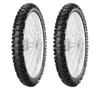 COPPIA GOMME PIRELLI 90/100-16 51M + 100/90-19 57M SCORPION MX32 MID HARD