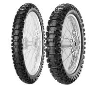 COPPIA GOMME PIRELLI 90/100-16 51M + 120/80-19 63M SCORPION MX32 MID HARD