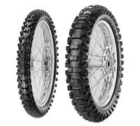 COPPIA GOMME PIRELLI 90/100-16 MX S + 110/90-19 MX32 MID H