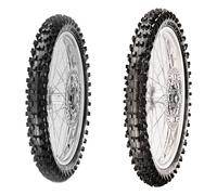 COPPIA GOMME PIRELLI 90/100-16 MX S + 2.50-10 MX32 MID S
