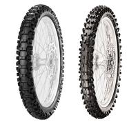 COPPIA GOMME PIRELLI 90/100-16 MX32 MID H + 2.50-10 MX32 MID S