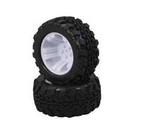 COPPIA GOMME TIGER 1/10 MACCHINA AUTO MOSTER TRUCK OFF-ROAD JAMARA 505115