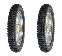 COPPIA GOMME VEE RUBBER 2.50-19 49P + 3.50-17 54L VRM-308 TRIAL