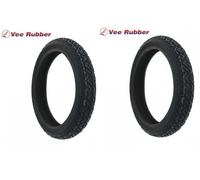 Coppia Gomme Vee Rubber VRM087 80/80-14 43J TT Piaggio Free DOT Recente