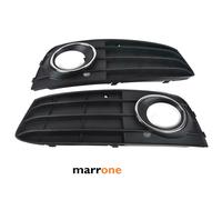 COPPIA GRIGLIA PARAURTI ANTERIORE AUDI A4 B8 8K CORNICE MOSTRINA FENDINEBBIA 07>