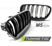 Coppia Griglie Calandra anteriore Tuning F10 F11 2010 > M5 LOOK Nero Lucido