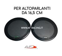 COPPIA GRIGLIE PER ALTOPARLANTI DA 16,5 CM IPNOSIS GRIGLIA IN METALLO SUPPORTO
