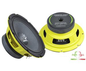 COPPIA GROUND ZERO Mid Woofer 20cm GZCK 200XSPL per fronte da urlo auto 20 cm