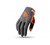 COPPIA GUANTI CROSS MINI MOTO SKILL KIMURA BAMBINO BIMNO GRIGIO ARANCIO FLUO