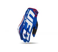 Coppia Guanti Uomo Ufo Blaze Motocross Enduro Nero Arancio Blu Rosso