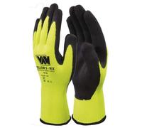 Coppia guanti Yellow Mix spalmati in lattice sandy taglia XXL