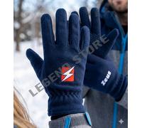 coppia guanto pile diado zeus colore blu senior relax line (imballo 10pz)