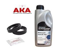 Coppia guarnizioni forcella e olio forcella 1 litro 31x43x10,3 per Lexmoto Ve...