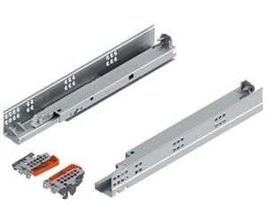 Coppia guida quadra per cassetto in legno Blum Tandem plus Blumotion 560H estraz
