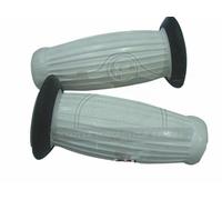 Nuove Impugnature Manubrio Lambretta SX TV LI GP a Cilindro Bianche, Coppia