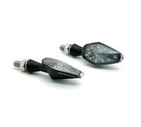 COPPIA INDICATORI MINIVIPER LED NERE BARRACUDA UNIVERSALI