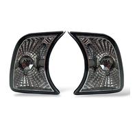 Coppia Indicatori Rilevatore Monitor Ricambio Per BMW E34 Trasparente Cromo Set