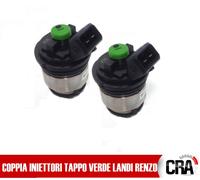 COPPIA INIETTORI TAPPO VERDE LANDIRENZO ORIGINALE GPL GAS