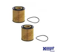 COPPIA INSERTI FILTRO OLIO x2 - HENGST E31H D93 - MINI 1.6 R50 R52 R53 A1847
