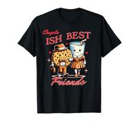 Coppia Ish Migliori Amici Biscotto E Latte Divertente Maglietta