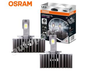 COPPIA KIT 2 LAMPADE LED Osram D5S 66540DWESY 2 PZ PER AUTO LUCE BIANCA 6000K