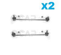 Coppia Kit 2x Asta Barra Stabilizzatore Puntone Peugeot 208 CR 1.4 HDi 68 Ocap