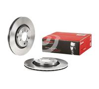 Coppia Kit Dischi Freno Anteriori - BREMBO 09701214 - Ventilazione Interna