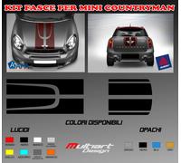 COPPIA KIT FASCE MINI COUNTRYMAN COFANO ANTERIORE E POSTERIORE